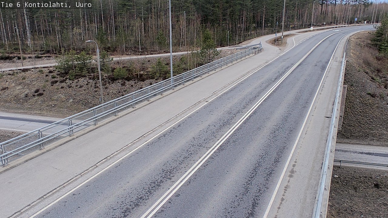 Kelikamerat Kuva Tie 6 Kontiolahti, Uuro, Kontiolahti, Pohjois-Karjala