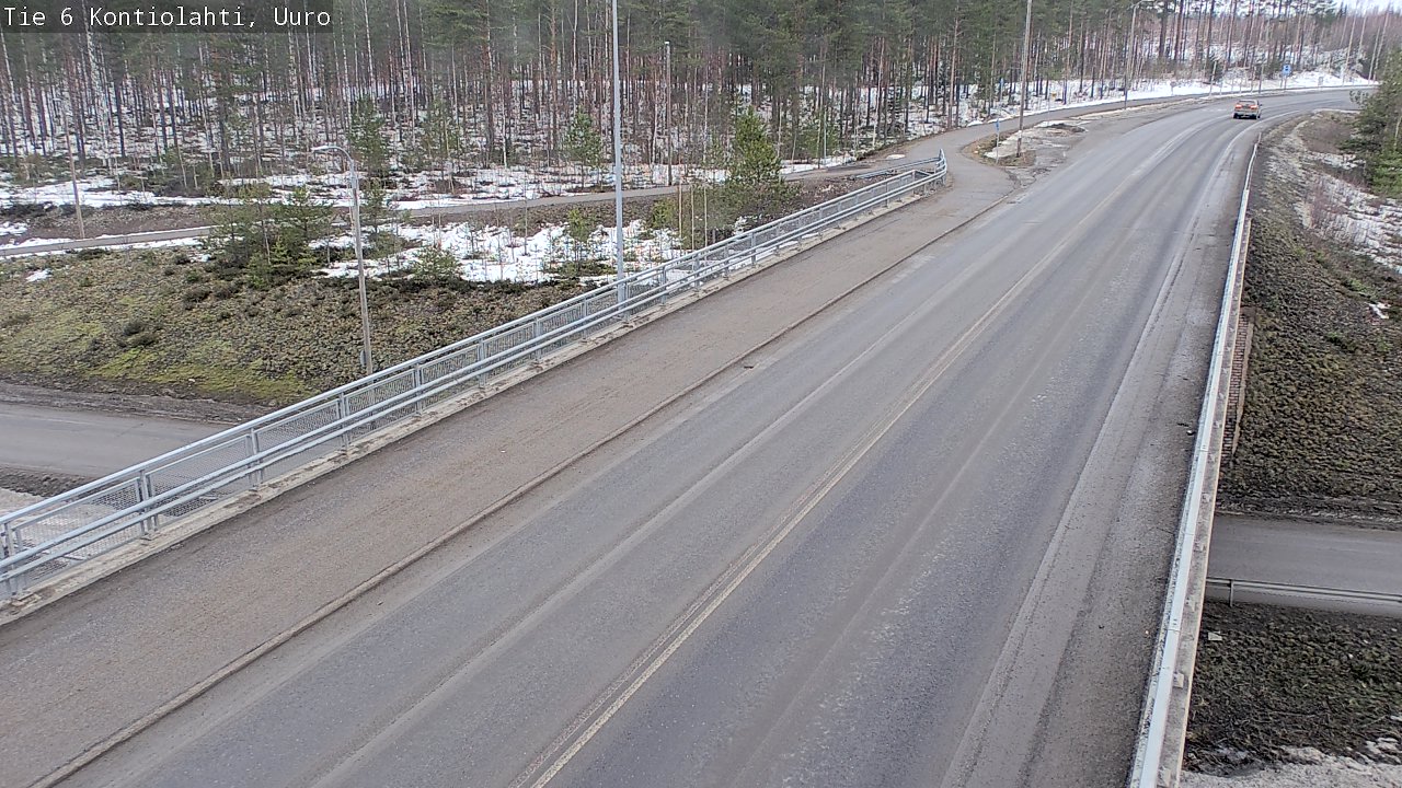 Weather Camera Image Väg 6 Kontiolax, Uuro, Kontiolahti, Pohjois-Karjala