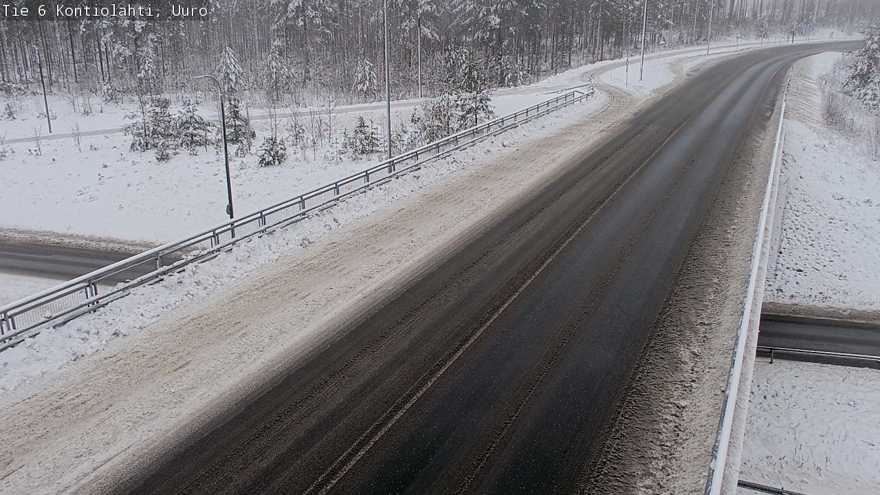 Weather Camera Image Väg 6 Kontiolax, Uuro, Kontiolahti, Pohjois-Karjala