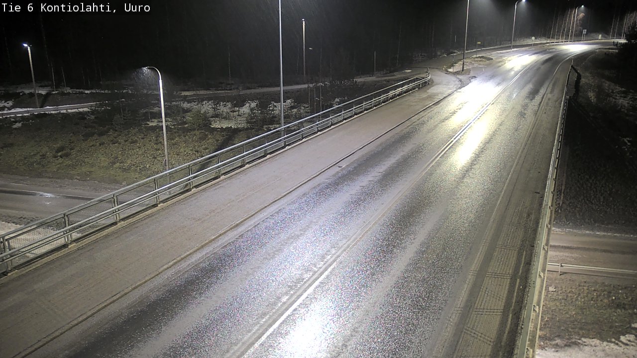 Weather Camera Image Väg 6 Kontiolax, Uuro, Kontiolahti, Pohjois-Karjala