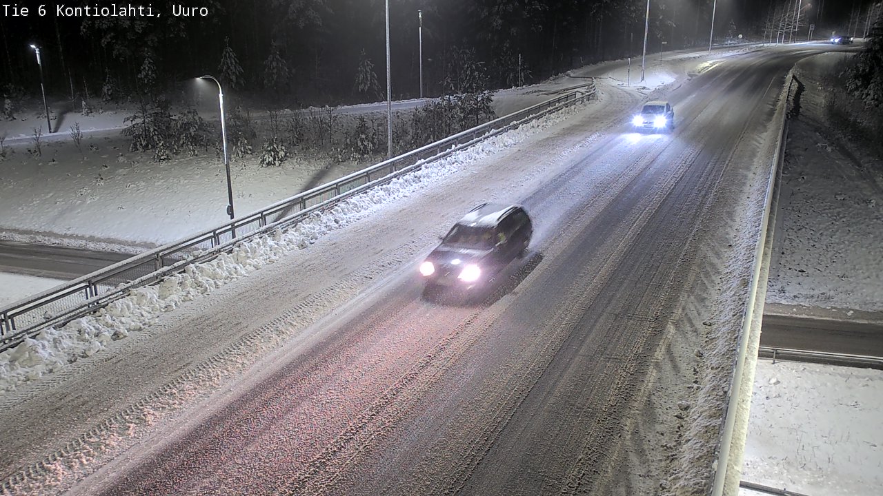 Weather Camera Image Väg 6 Kontiolax, Uuro, Kontiolahti, Pohjois-Karjala