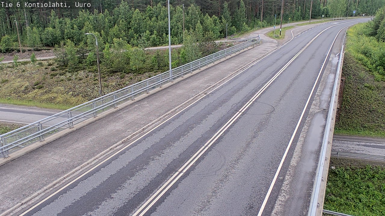 Weather Camera Image Väg 6 Kontiolax, Uuro, Kontiolahti, Pohjois-Karjala