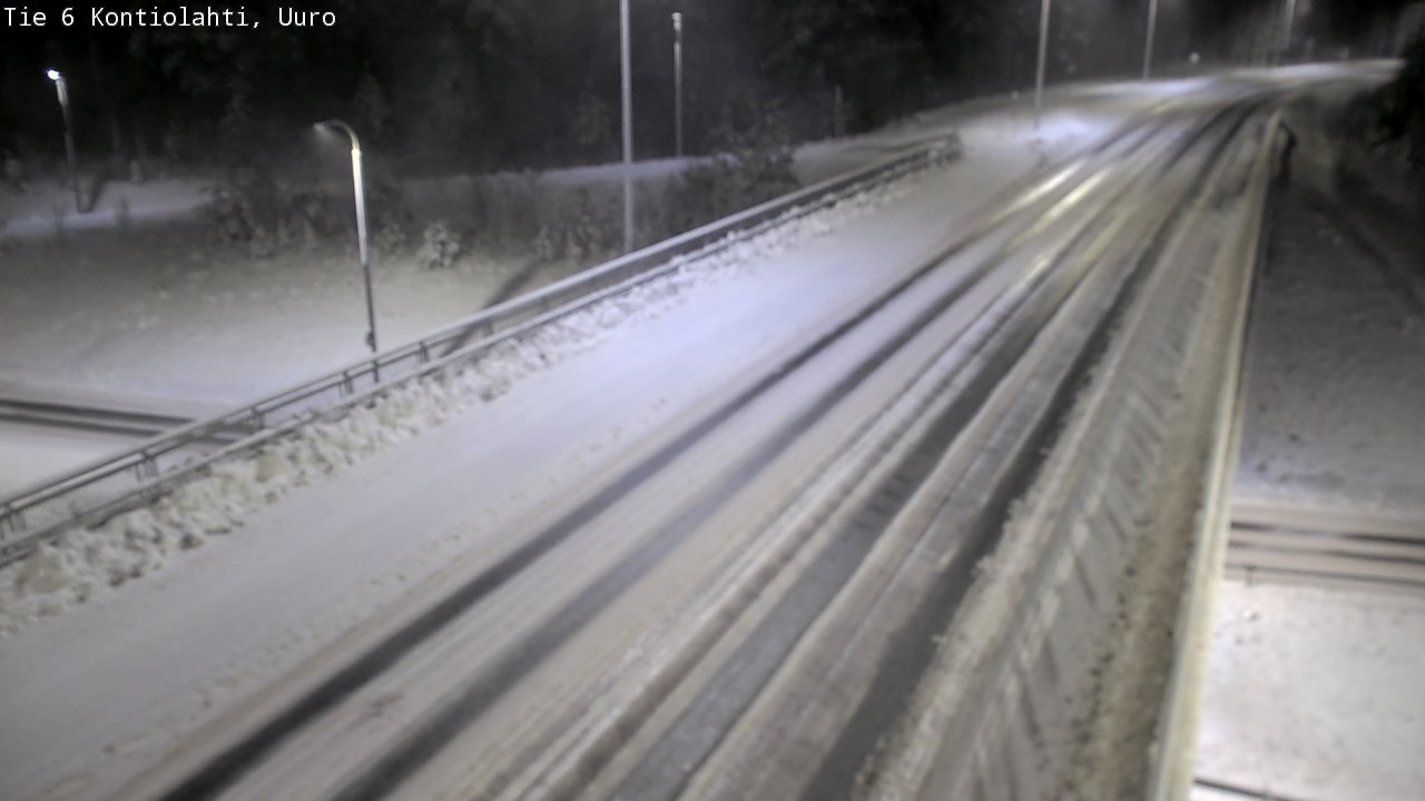 Weather Camera Image Väg 6 Kontiolax, Uuro, Kontiolahti, Pohjois-Karjala