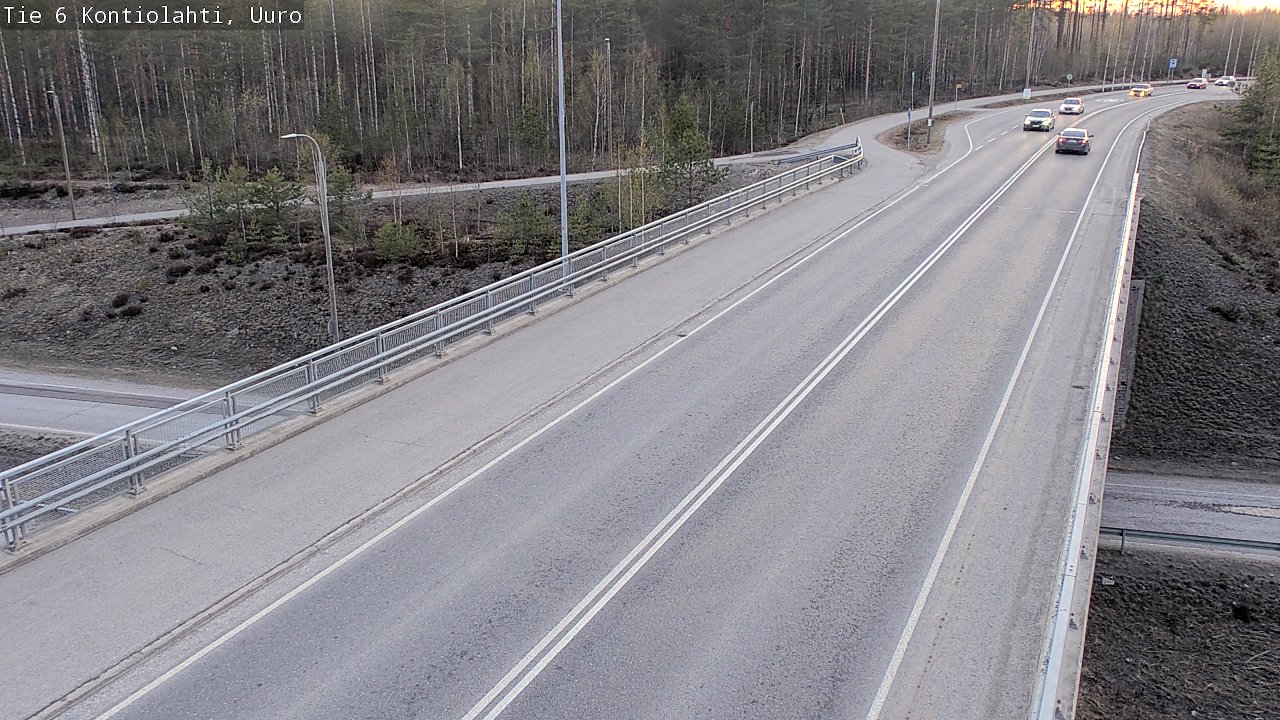 Kelikamerat Kuva Tie 6 Kontiolahti, Uuro, Kontiolahti, Pohjois-Karjala