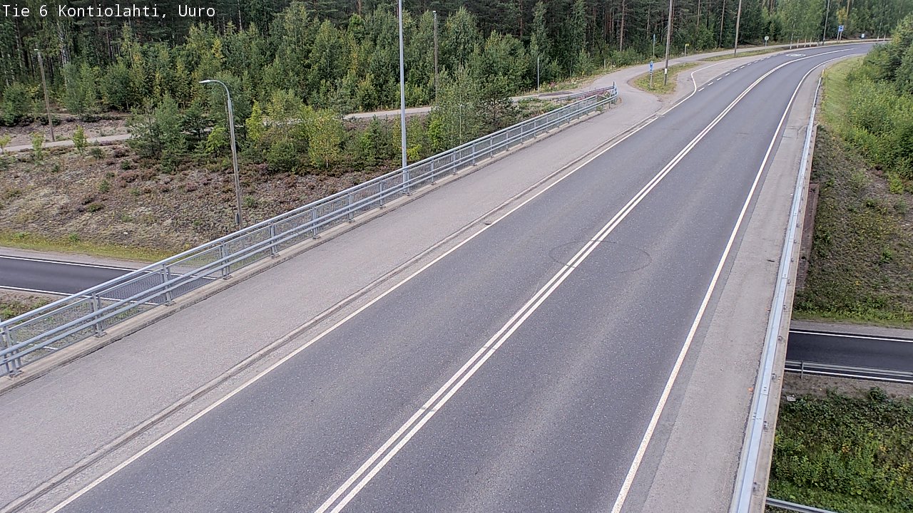 Weather Camera Image Väg 6 Kontiolax, Uuro, Kontiolahti, Pohjois-Karjala