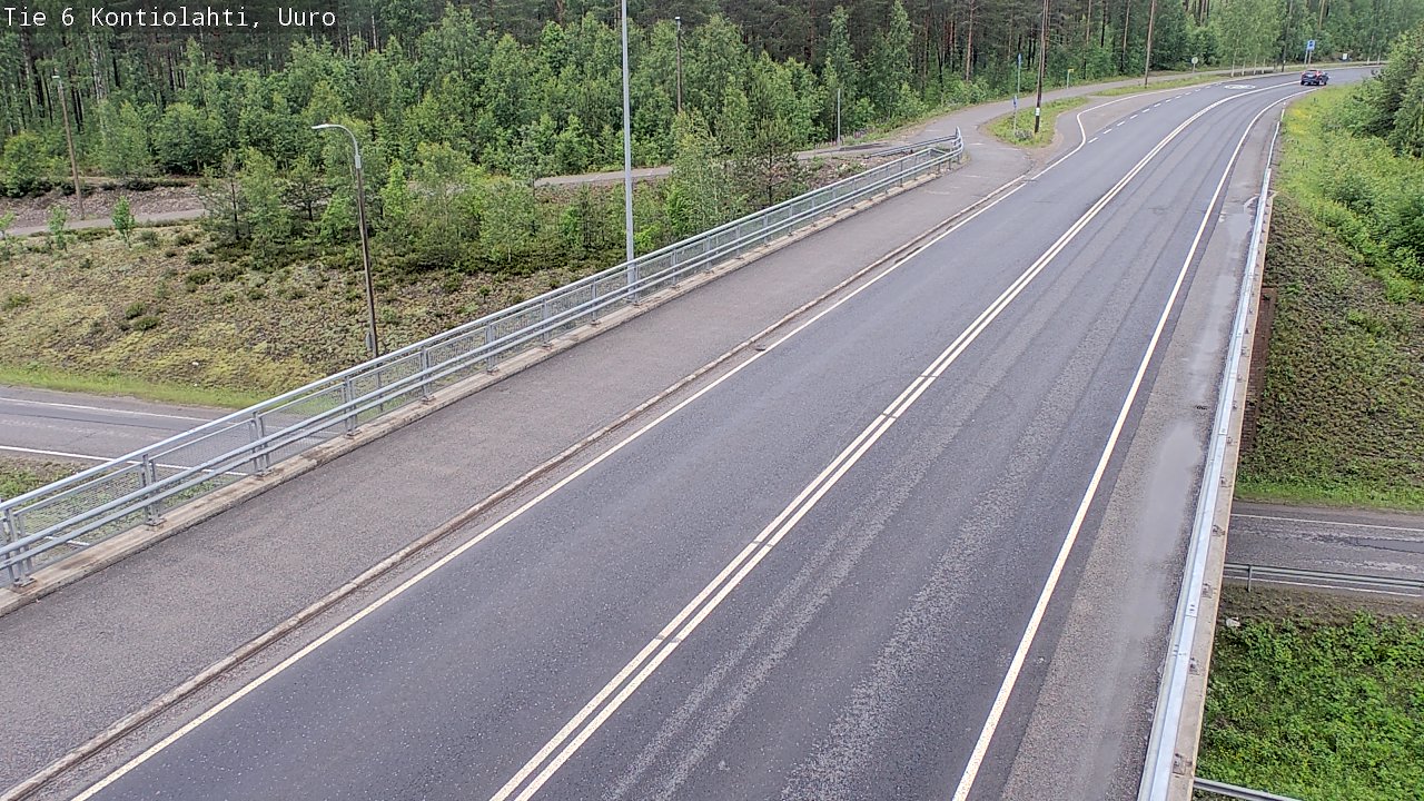 Weather Camera Image Väg 6 Kontiolax, Uuro, Kontiolahti, Pohjois-Karjala