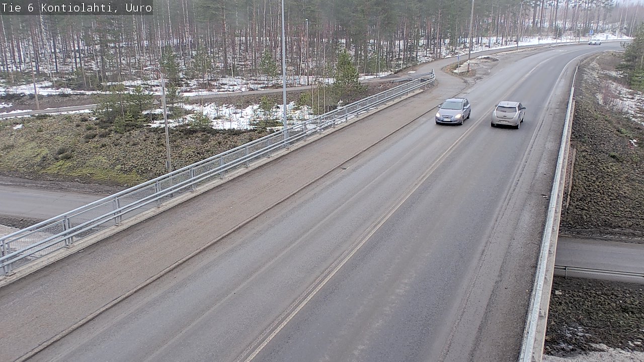 Weather Camera Image Väg 6 Kontiolax, Uuro, Kontiolahti, Pohjois-Karjala