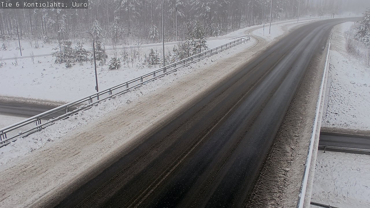 Weather Camera Image Väg 6 Kontiolax, Uuro, Kontiolahti, Pohjois-Karjala