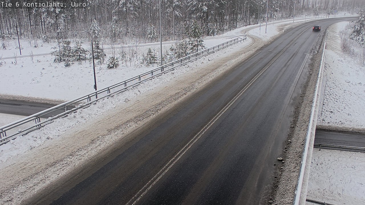 Weather Camera Image Väg 6 Kontiolax, Uuro, Kontiolahti, Pohjois-Karjala