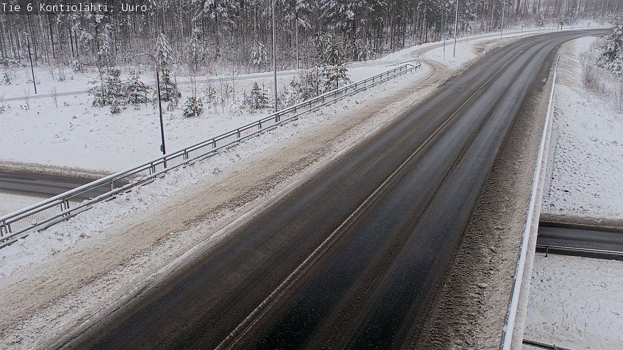 Weather Camera Image Väg 6 Kontiolax, Uuro, Kontiolahti, Pohjois-Karjala