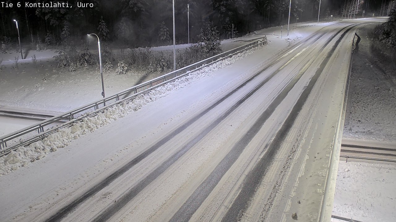 Weather Camera Image Väg 6 Kontiolax, Uuro, Kontiolahti, Pohjois-Karjala
