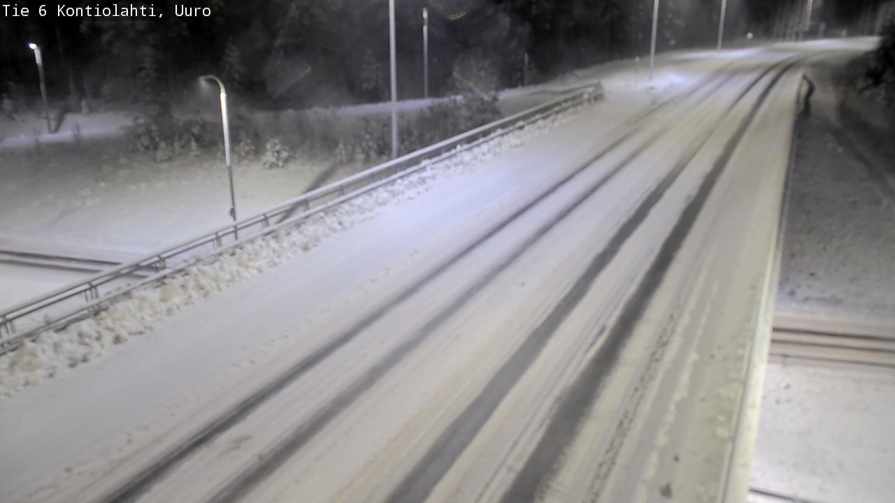 Weather Camera Image Väg 6 Kontiolax, Uuro, Kontiolahti, Pohjois-Karjala