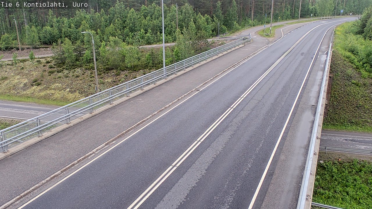 Kelikamerat Kuva Tie 6 Kontiolahti, Uuro, Kontiolahti, Pohjois-Karjala