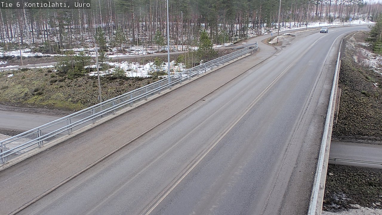 Weather Camera Image Väg 6 Kontiolax, Uuro, Kontiolahti, Pohjois-Karjala