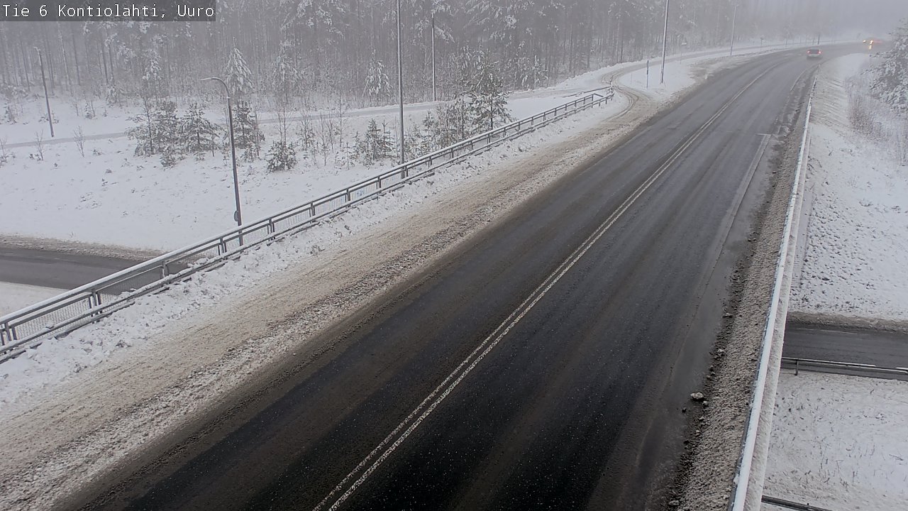 Weather Camera Image Väg 6 Kontiolax, Uuro, Kontiolahti, Pohjois-Karjala
