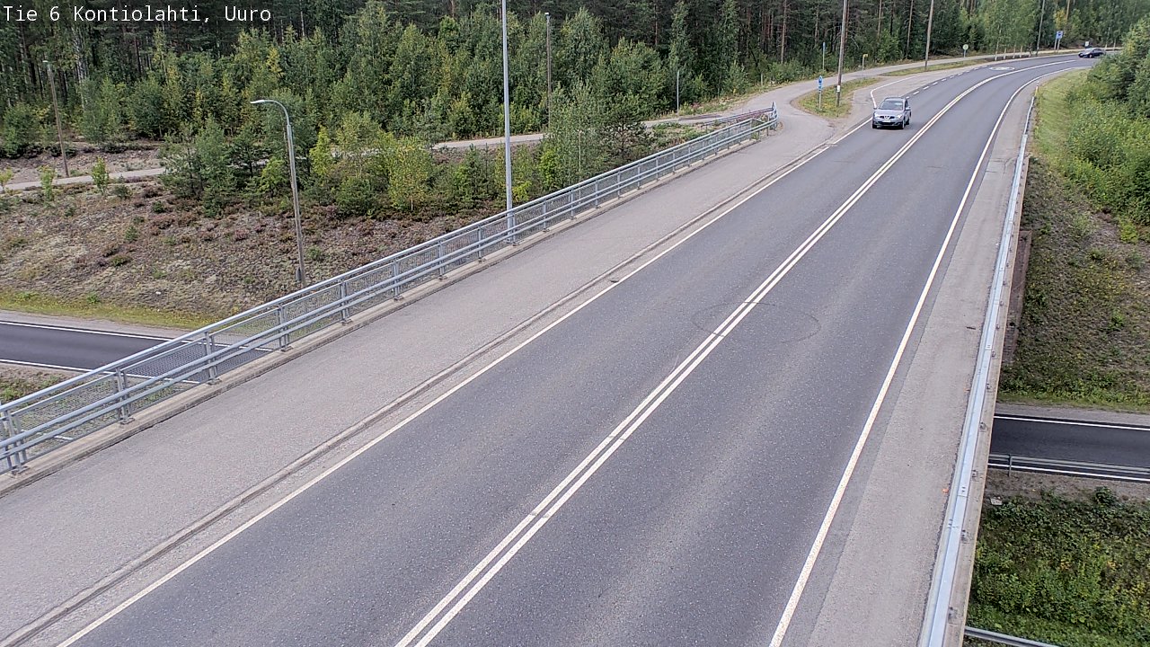 Weather Camera Image Väg 6 Kontiolax, Uuro, Kontiolahti, Pohjois-Karjala