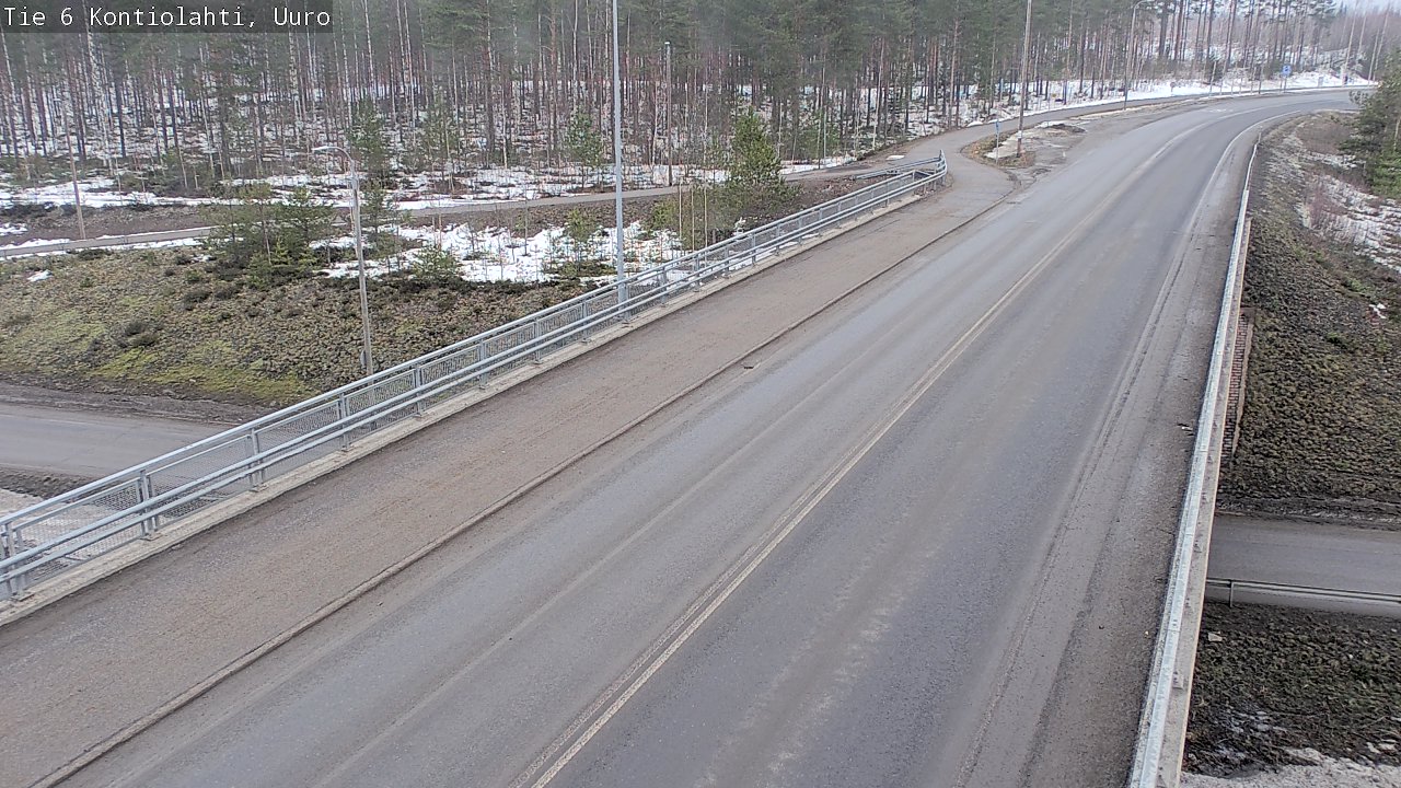 Weather Camera Image Väg 6 Kontiolax, Uuro, Kontiolahti, Pohjois-Karjala