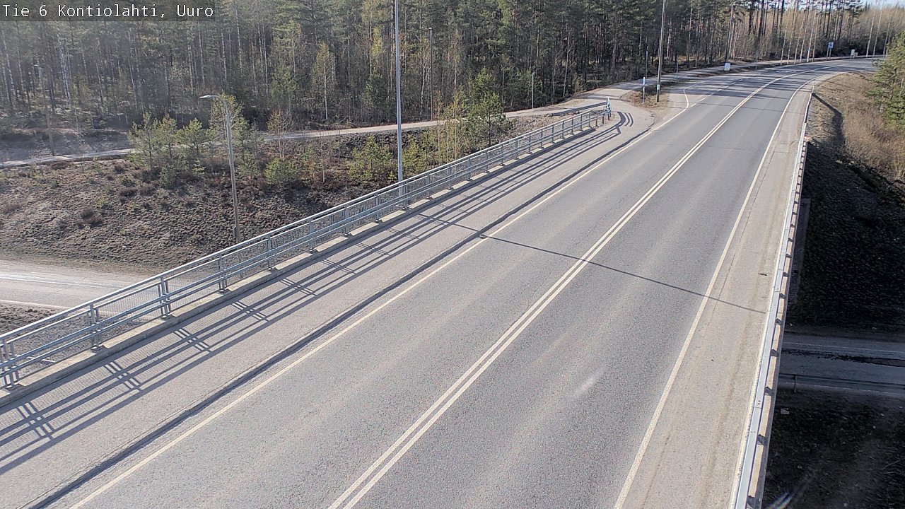 Kelikamerat Kuva Tie 6 Kontiolahti, Uuro, Kontiolahti, Pohjois-Karjala