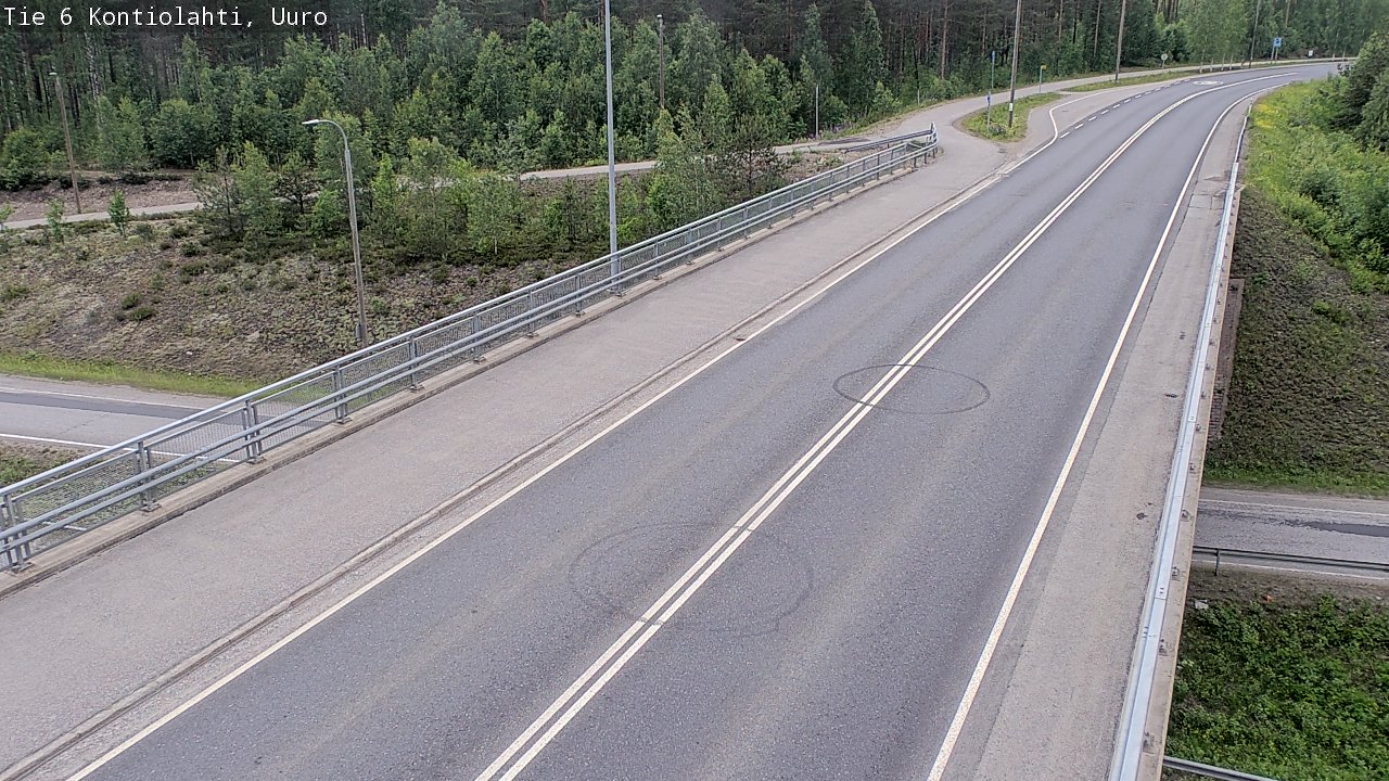 Kelikamerat Kuva Tie 6 Kontiolahti, Uuro, Kontiolahti, Pohjois-Karjala