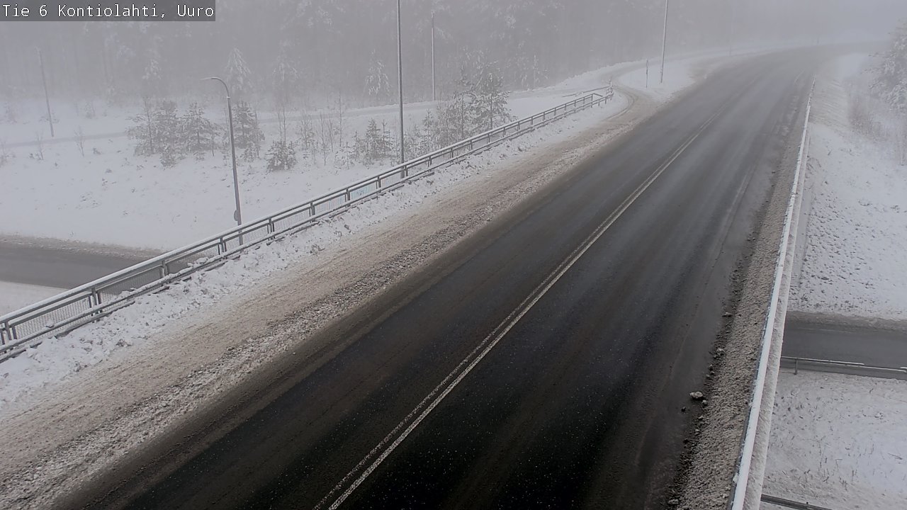 Weather Camera Image Väg 6 Kontiolax, Uuro, Kontiolahti, Pohjois-Karjala