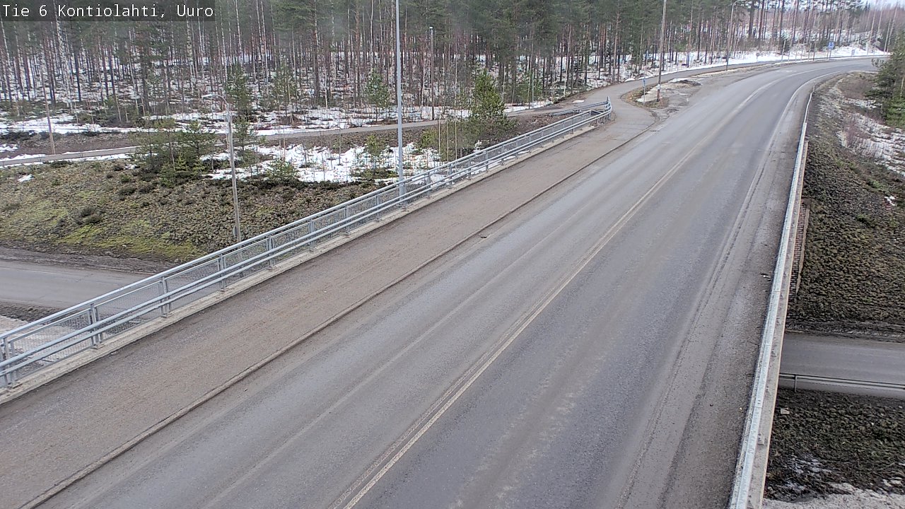 Weather Camera Image Väg 6 Kontiolax, Uuro, Kontiolahti, Pohjois-Karjala
