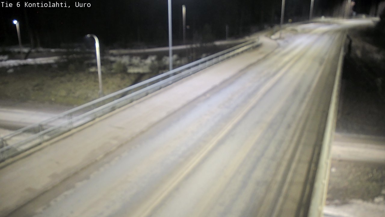 Weather Camera Image Väg 6 Kontiolax, Uuro, Kontiolahti, Pohjois-Karjala