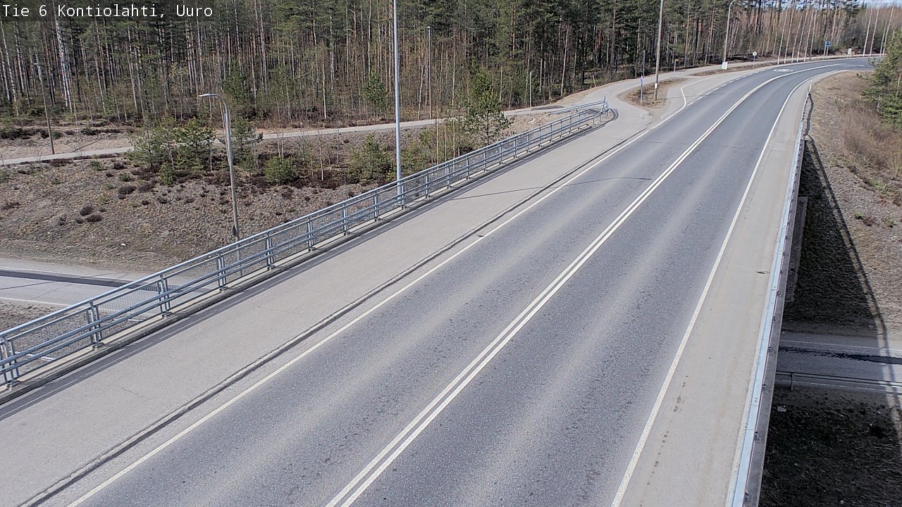 Kelikamerat Kuva Tie 6 Kontiolahti, Uuro, Kontiolahti, Pohjois-Karjala