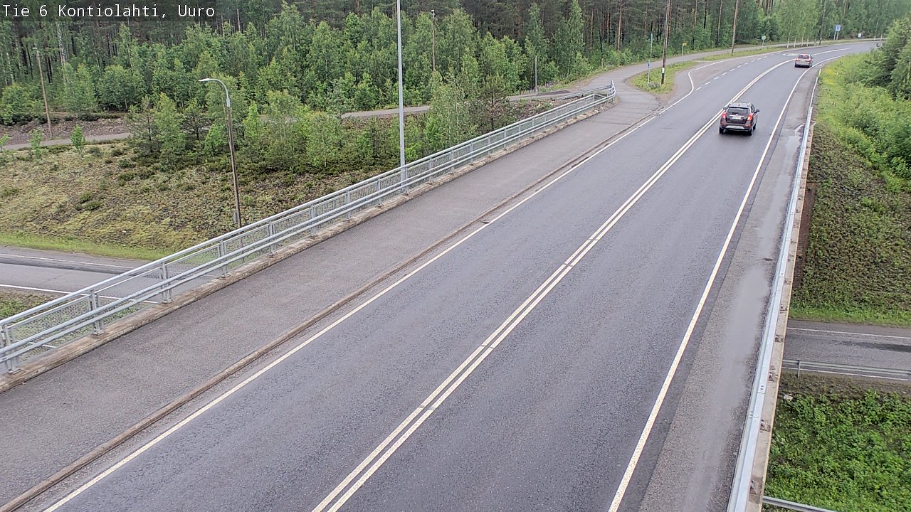 Weather Camera Image Väg 6 Kontiolax, Uuro, Kontiolahti, Pohjois-Karjala