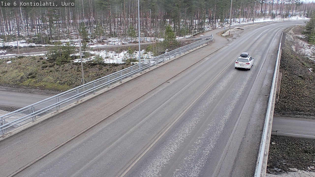 Weather Camera Image Väg 6 Kontiolax, Uuro, Kontiolahti, Pohjois-Karjala
