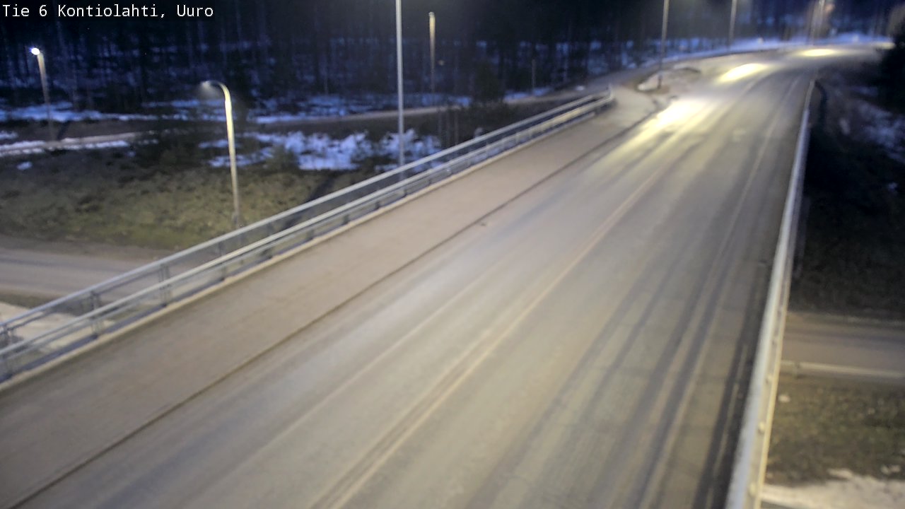 Weather Camera Image Väg 6 Kontiolax, Uuro, Kontiolahti, Pohjois-Karjala