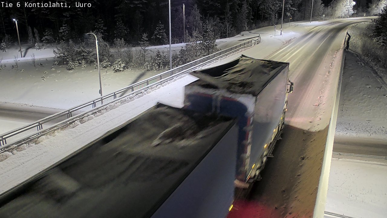 Kelikamerat Kuva Tie 6 Kontiolahti, Uuro, Kontiolahti, Pohjois-Karjala