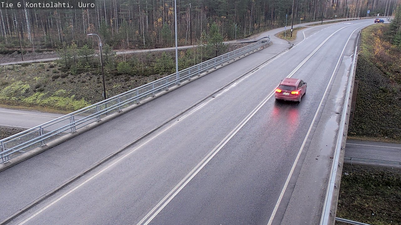 Kelikamerat Kuva Tie 6 Kontiolahti, Uuro, Kontiolahti, Pohjois-Karjala