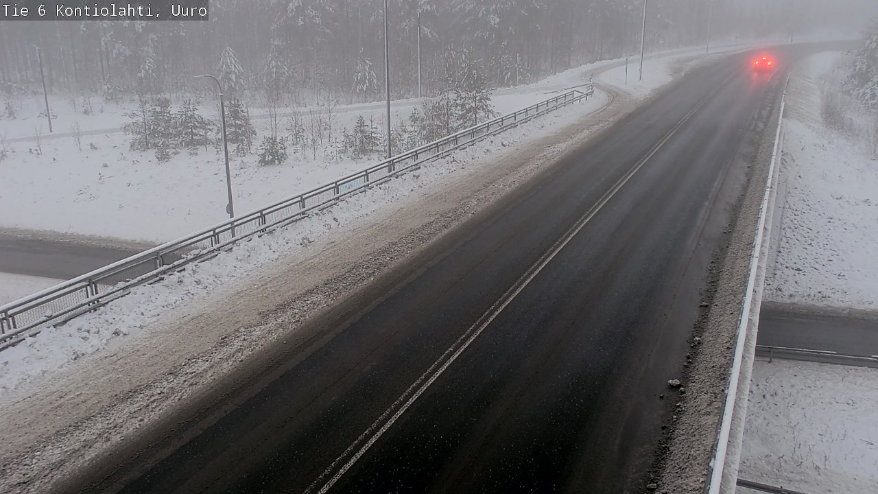 Weather Camera Image Väg 6 Kontiolax, Uuro, Kontiolahti, Pohjois-Karjala