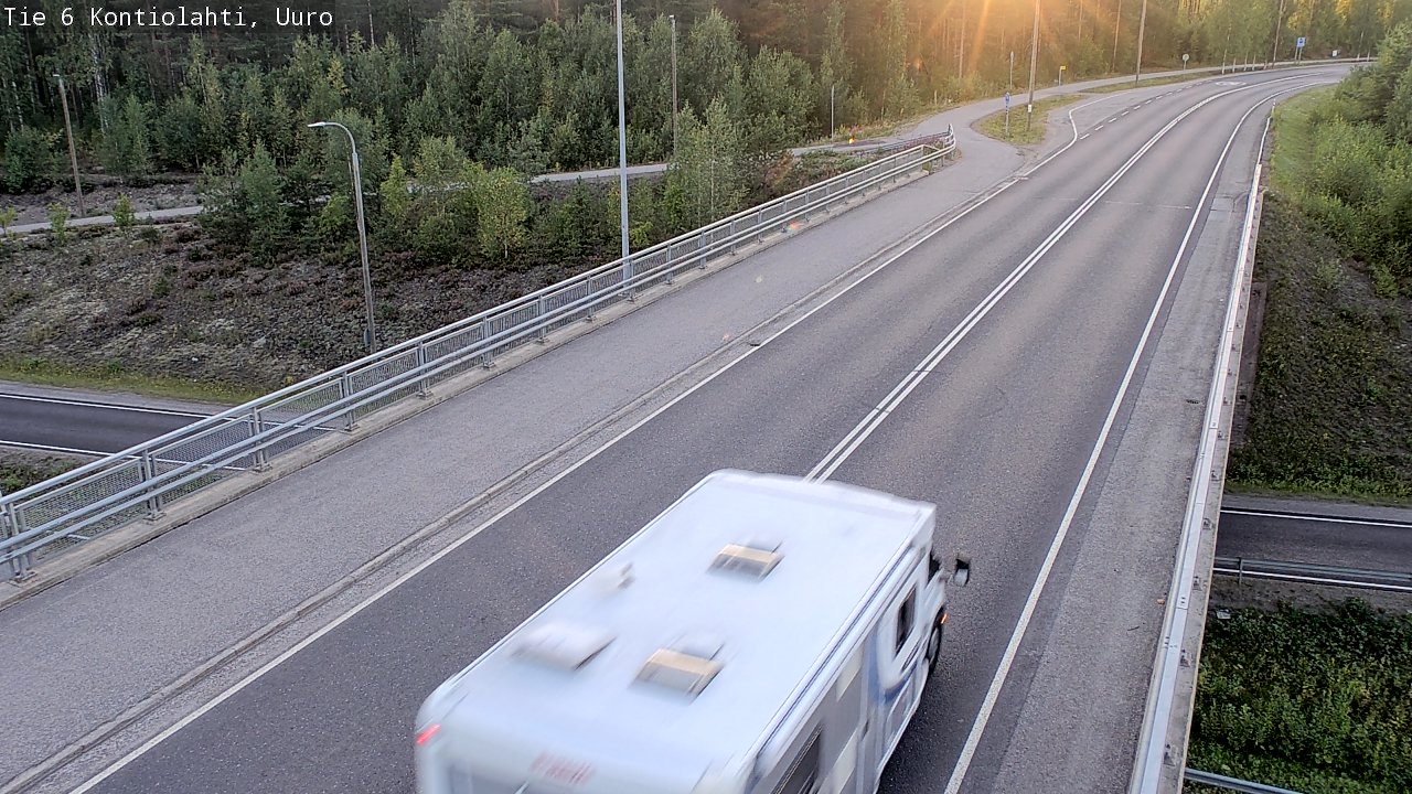 Kelikamerat Kuva Tie 6 Kontiolahti, Uuro, Kontiolahti, Pohjois-Karjala