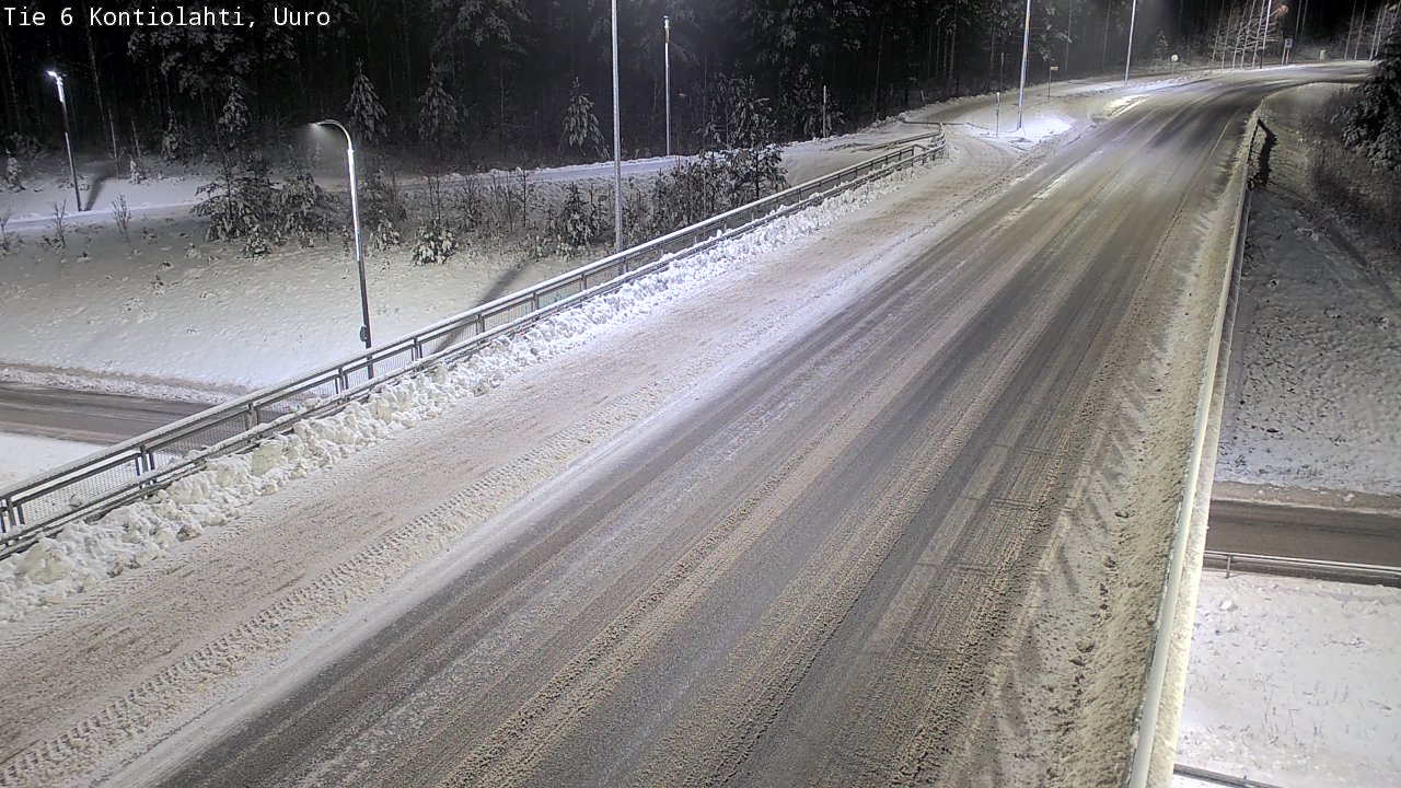 Weather Camera Image Väg 6 Kontiolax, Uuro, Kontiolahti, Pohjois-Karjala