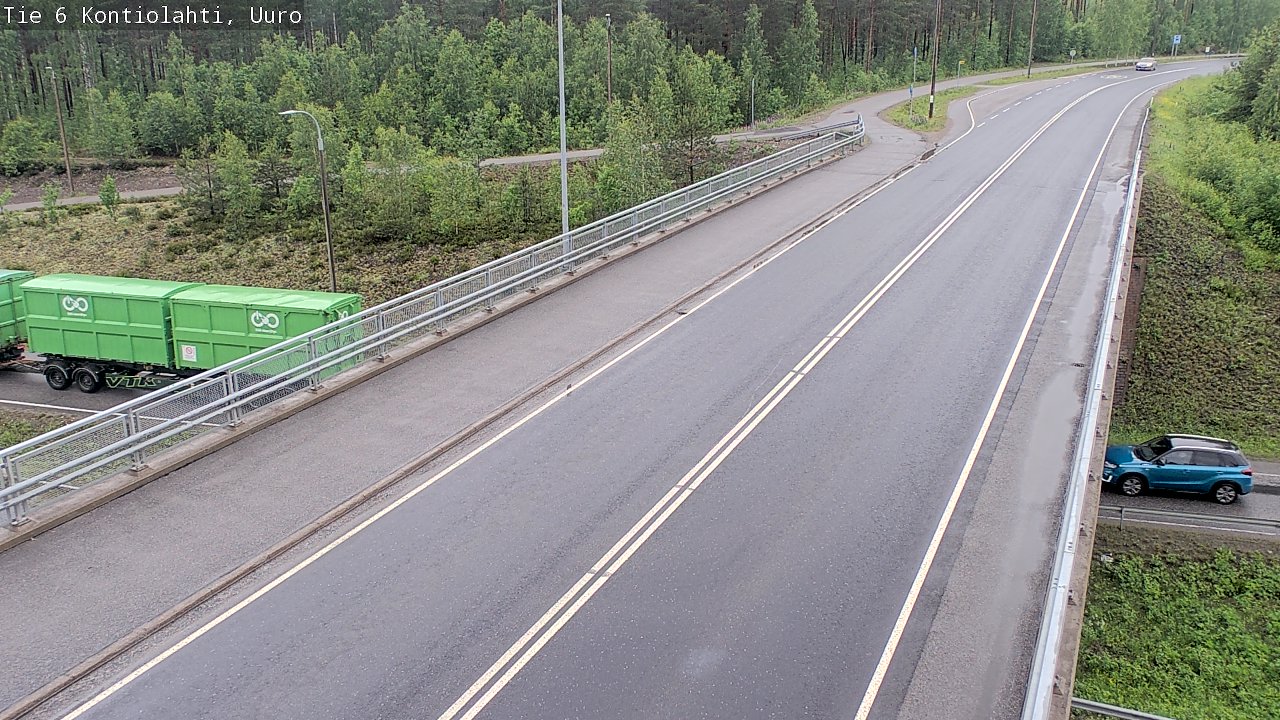 Weather Camera Image Väg 6 Kontiolax, Uuro, Kontiolahti, Pohjois-Karjala