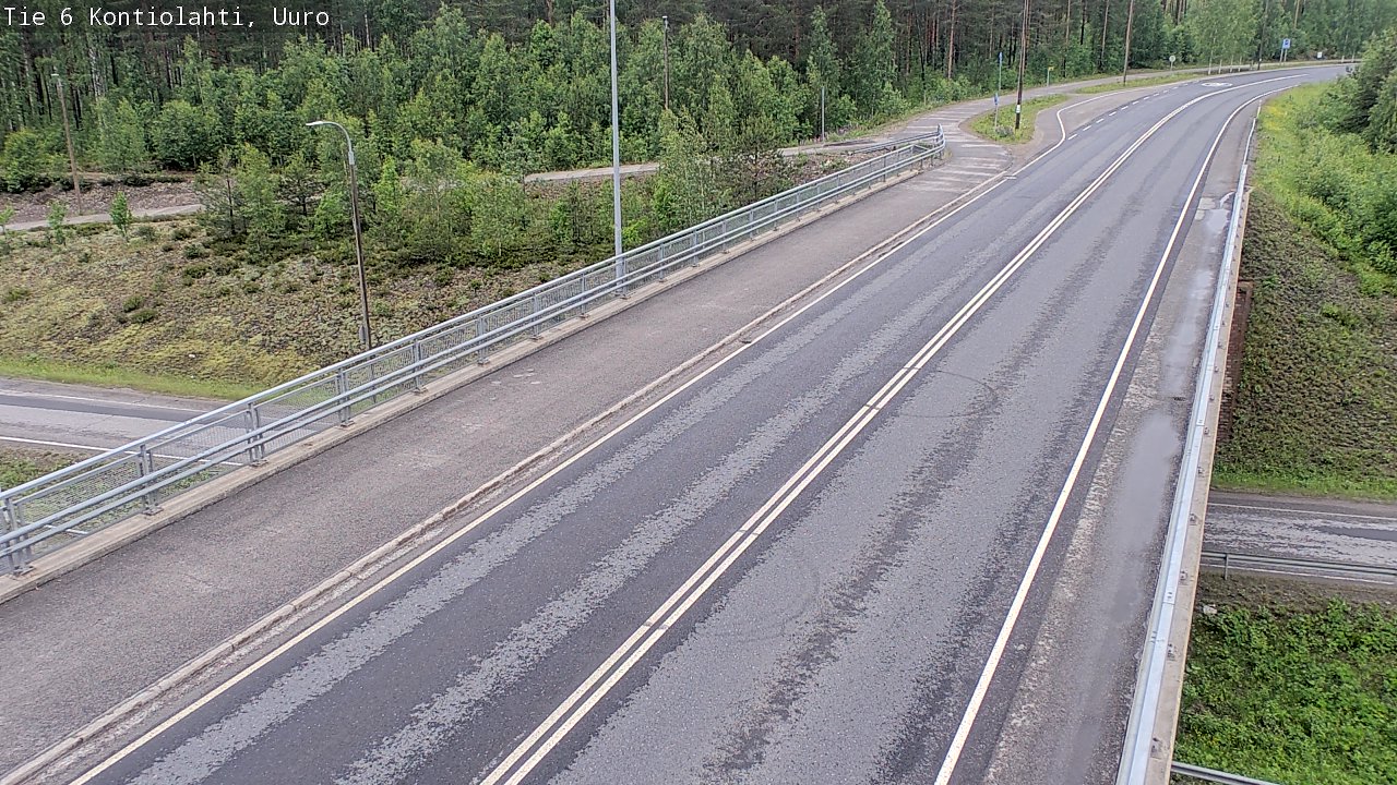 Weather Camera Image Väg 6 Kontiolax, Uuro, Kontiolahti, Pohjois-Karjala
