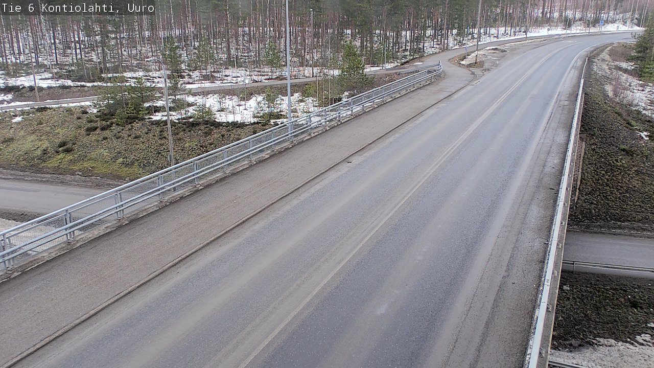 Weather Camera Image Väg 6 Kontiolax, Uuro, Kontiolahti, Pohjois-Karjala
