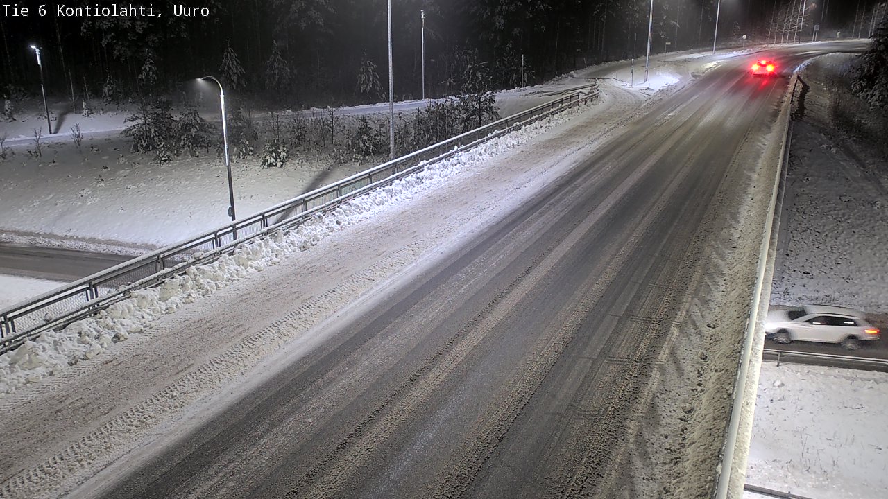 Weather Camera Image Väg 6 Kontiolax, Uuro, Kontiolahti, Pohjois-Karjala