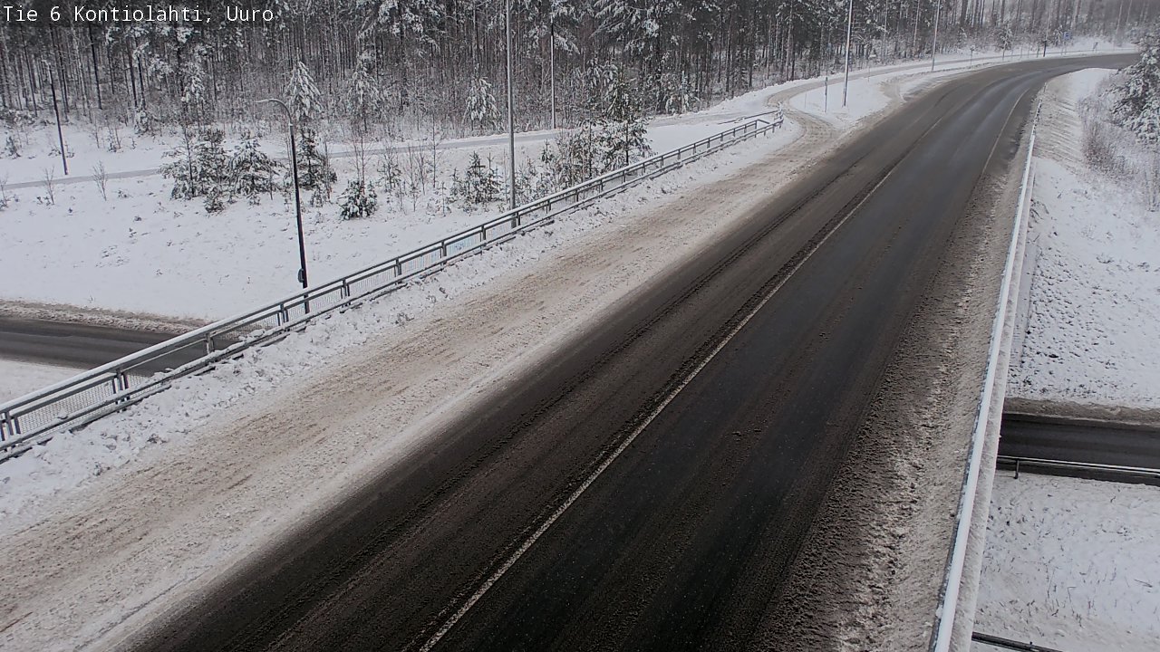Weather Camera Image Väg 6 Kontiolax, Uuro, Kontiolahti, Pohjois-Karjala