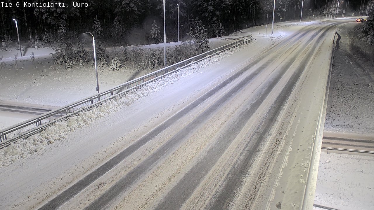Weather Camera Image Väg 6 Kontiolax, Uuro, Kontiolahti, Pohjois-Karjala