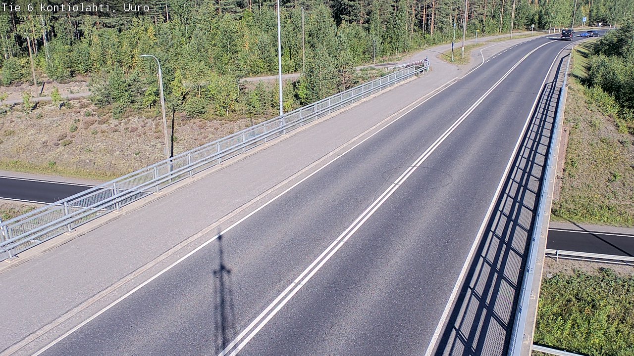 Weather Camera Image Road 6 Kontiolahti, Uuro, Kontiolahti, Pohjois-Karjala