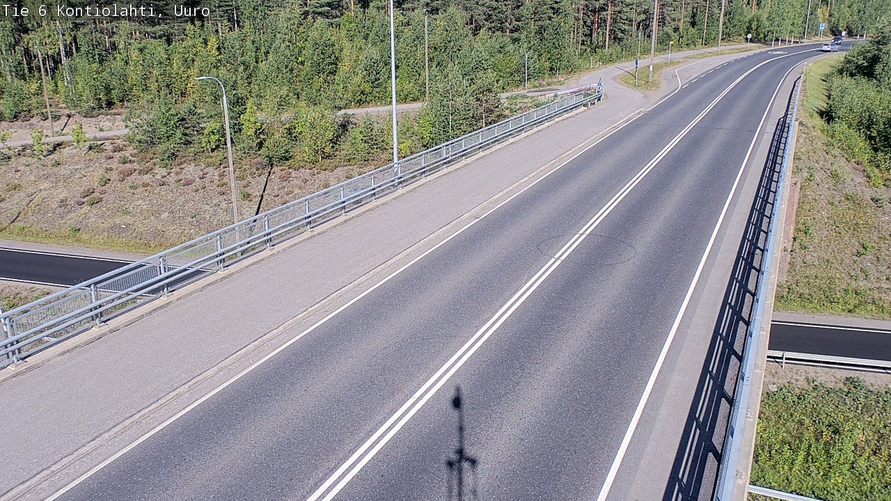 Weather Camera Image Road 6 Kontiolahti, Uuro, Kontiolahti, Pohjois-Karjala
