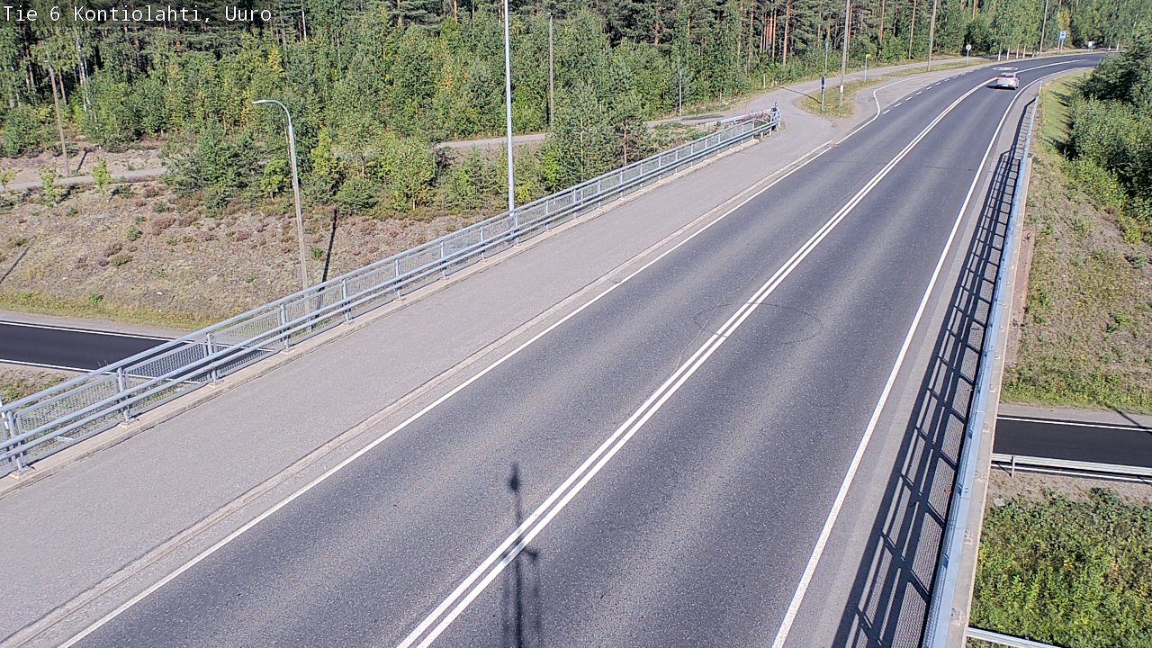 Weather Camera Image Road 6 Kontiolahti, Uuro, Kontiolahti, Pohjois-Karjala