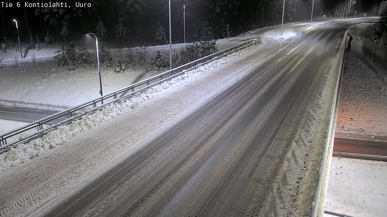 Weather Camera Image Väg 6 Kontiolax, Uuro, Kontiolahti, Pohjois-Karjala