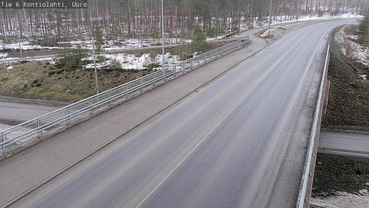 Weather Camera Image Väg 6 Kontiolax, Uuro, Kontiolahti, Pohjois-Karjala