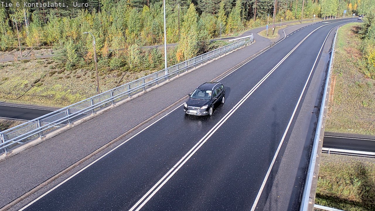 Weather Camera Image Road 6 Kontiolahti, Uuro, Kontiolahti, Pohjois-Karjala