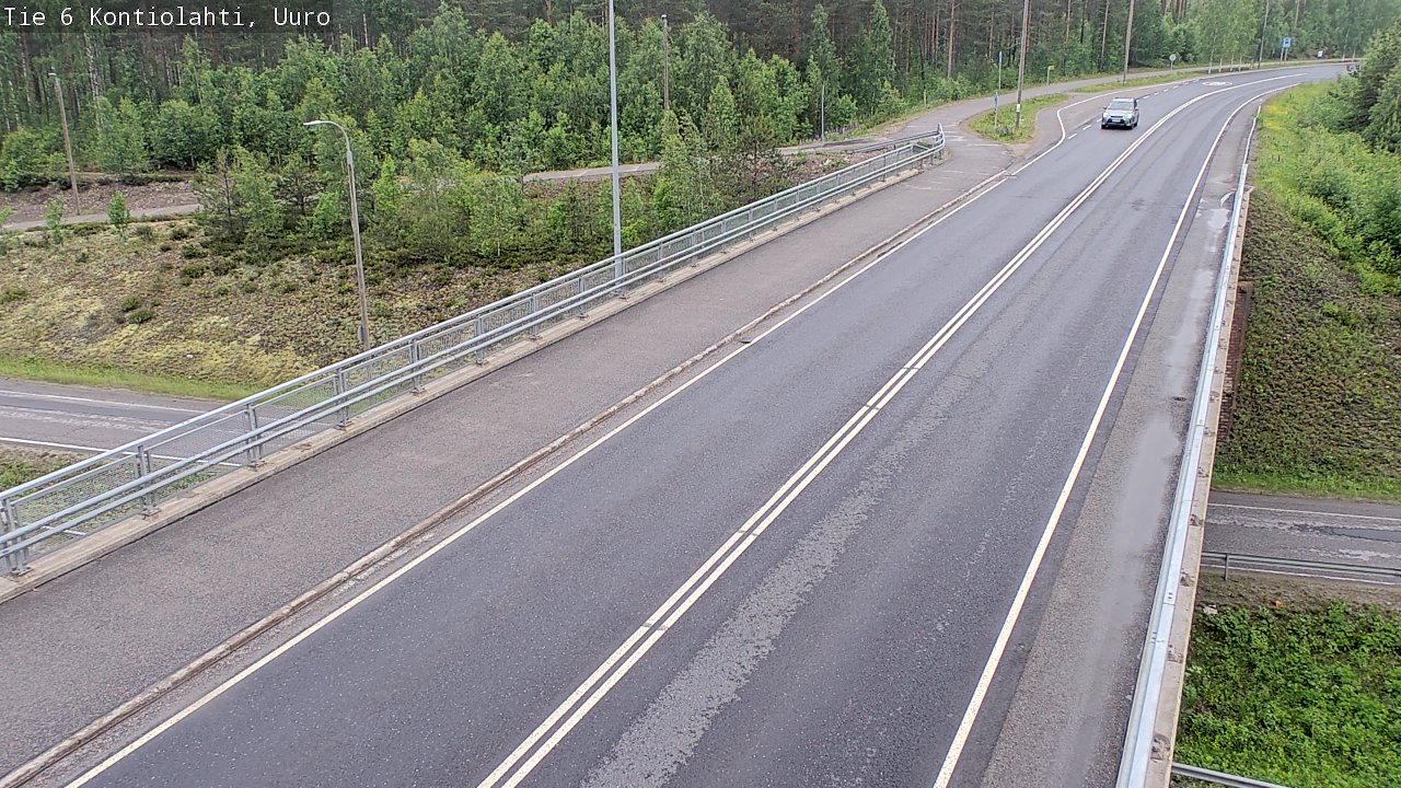Kelikamerat Kuva Tie 6 Kontiolahti, Uuro, Kontiolahti, Pohjois-Karjala