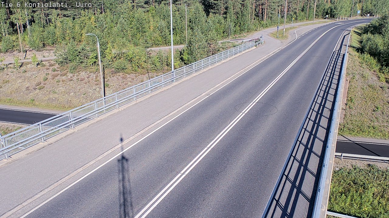 Weather Camera Image Road 6 Kontiolahti, Uuro, Kontiolahti, Pohjois-Karjala