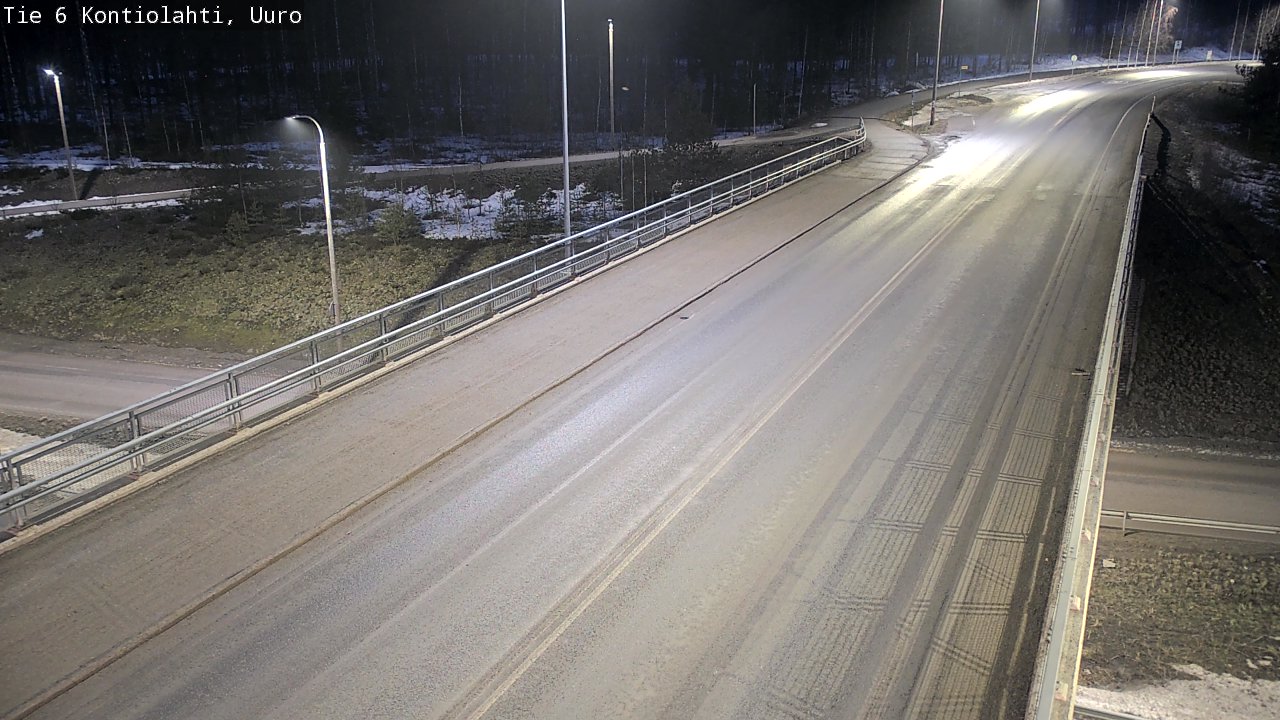 Weather Camera Image Väg 6 Kontiolax, Uuro, Kontiolahti, Pohjois-Karjala